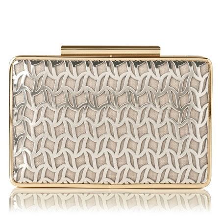 nina metallic gold box clutch|nina clutch handbags.